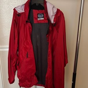 Red Hooded Jacket